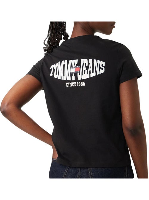 Tommy hilfiger t-shirt zwart dames tjw reg - Kiabi Tommy hilfiger t-shirt zwart dames tjw reg - Kiabi