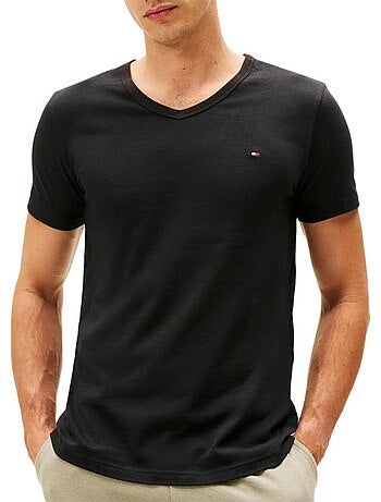 Tommy hilfiger t-shirt zwart heren - 3-pack um0um03637