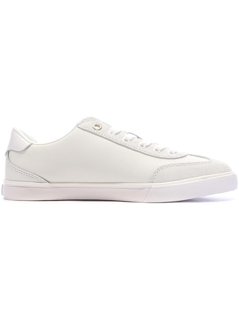 Tommy hilfiger th chic ecru dames sneakers Ecru - Kiabi