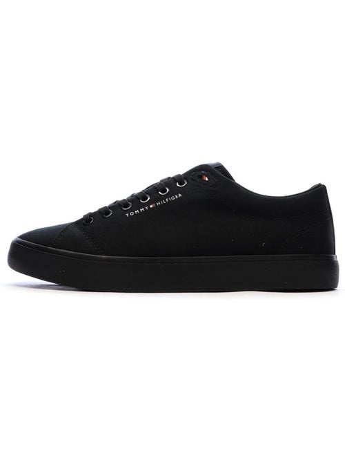 Tommy Hilfiger Th Hi Vulc Low Core Zwarte Heren Sneakers - Kiabi Tommy Hilfiger Th Hi Vulc Low Core Zwarte Heren Sneakers - Kiabi