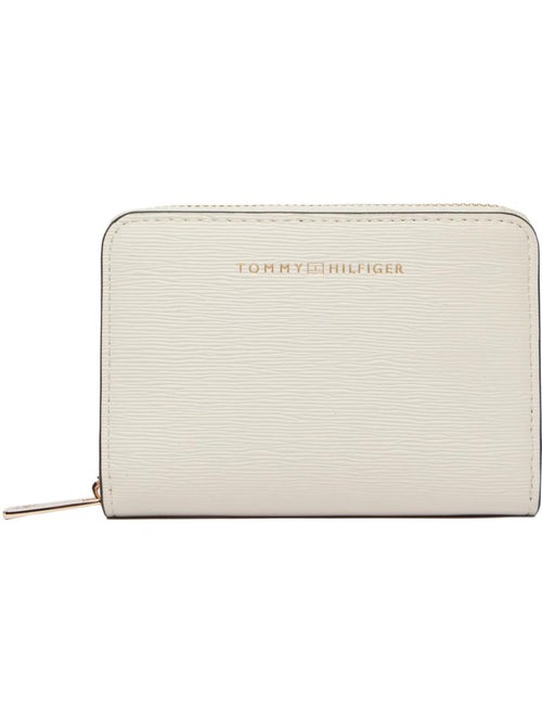 Tommy hilfiger th modern compacte beige dames portemonnee - Kiabi