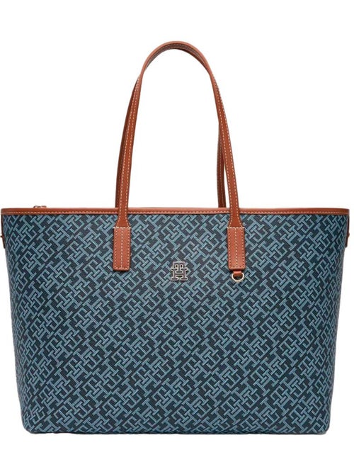Tommy Hilfiger Th Monoplay Blauwe Dames Shopper Tas - Kiabi Tommy Hilfiger Th Monoplay Blauwe Dames Shopper Tas - Kiabi