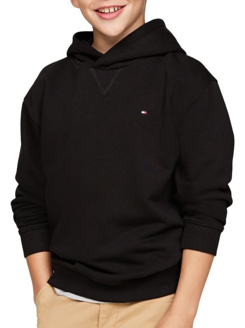 Tommy Hilfiger Timeless Jongens Sweatshirt Zwart - Kiabi Tommy Hilfiger Timeless Jongens Sweatshirt Zwart - Kiabi