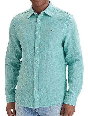 Tommy hilfiger tjm groen herenoverhemd