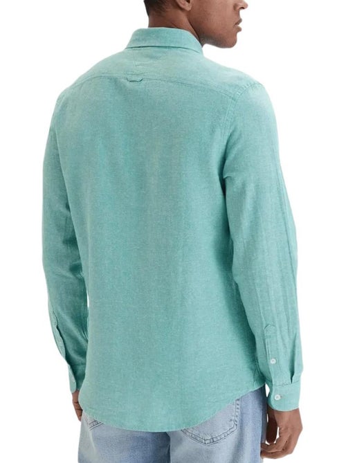 Tommy Hilfiger TJM Groen Herenoverhemd - Kiabi Tommy Hilfiger TJM Groen Herenoverhemd - Kiabi