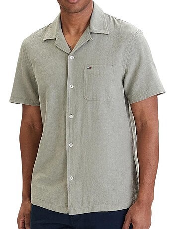 Tommy hilfiger tjm heren overhemd grijs
