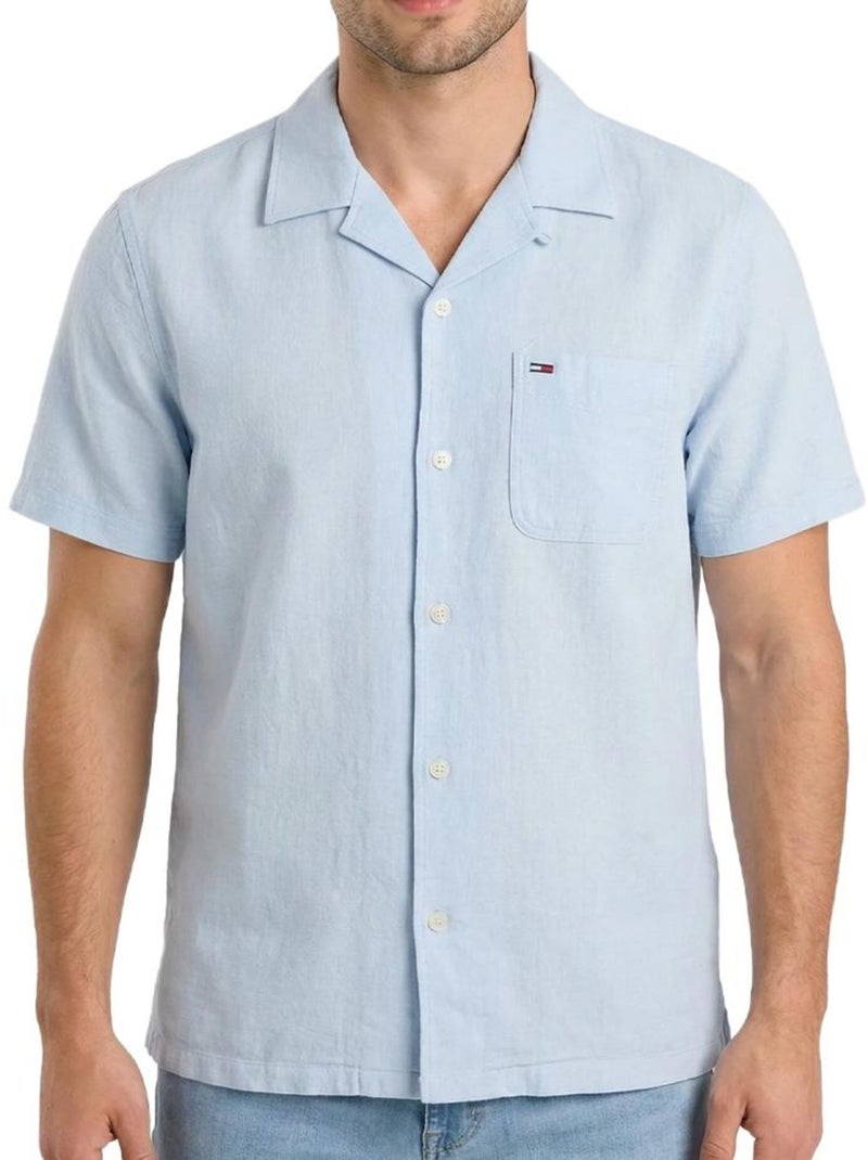 Tommy hilfiger tjm herenoverhemd blauw Blauw - Kiabi