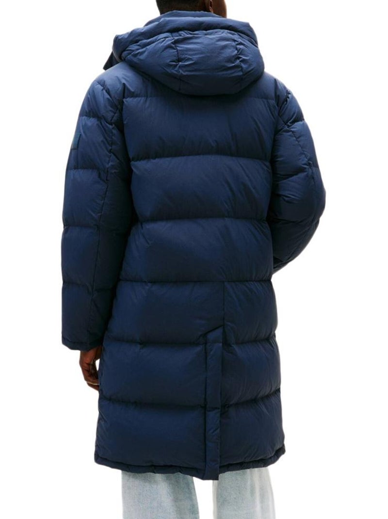 Tommy Hilfiger TJM Hooded Down Maxi Heren Donsjas Marineblauw Marineblauw - Kiabi