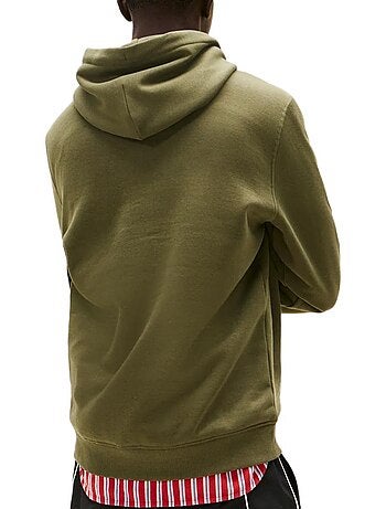 Tommy hilfiger tjm regular linear heren sweatshirt kaki