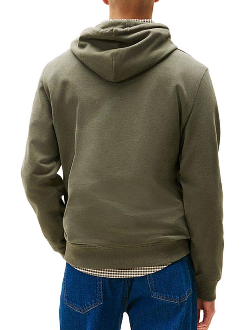 Tommy Hilfiger TJM Regular RWB Flag Heren Sweatshirt Kaki Licht kakigroen - Kiabi