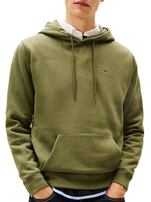 Tommy Hilfiger TJM Regular S Flag Heren Sweatshirt Kaki - Kiabi Tommy Hilfiger TJM Regular S Flag Heren Sweatshirt Kaki - Kiabi