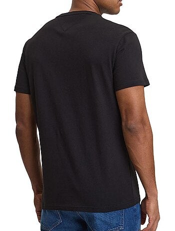 Tommy hilfiger tjm regular signature t-shirt voor heren - marineblauw