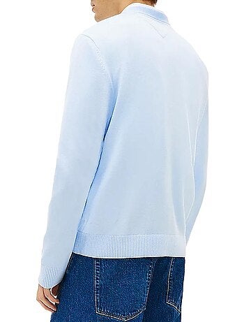 Tommy hilfiger tjm slim ess blauwe herentrui