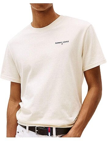 Tommy hilfiger tjm slim linear t-shirt blauw voor heren
