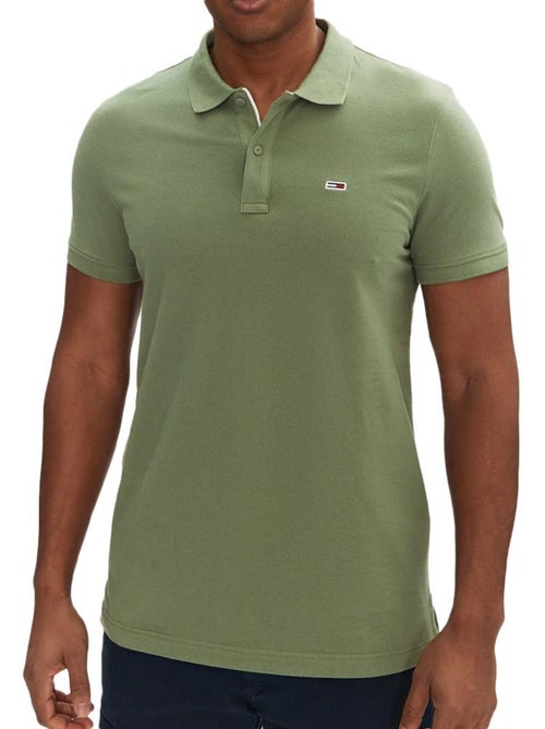 Tommy Hilfiger TJM Slim Polo Groen voor Heren - Kiabi Tommy Hilfiger TJM Slim Polo Groen voor Heren - Kiabi