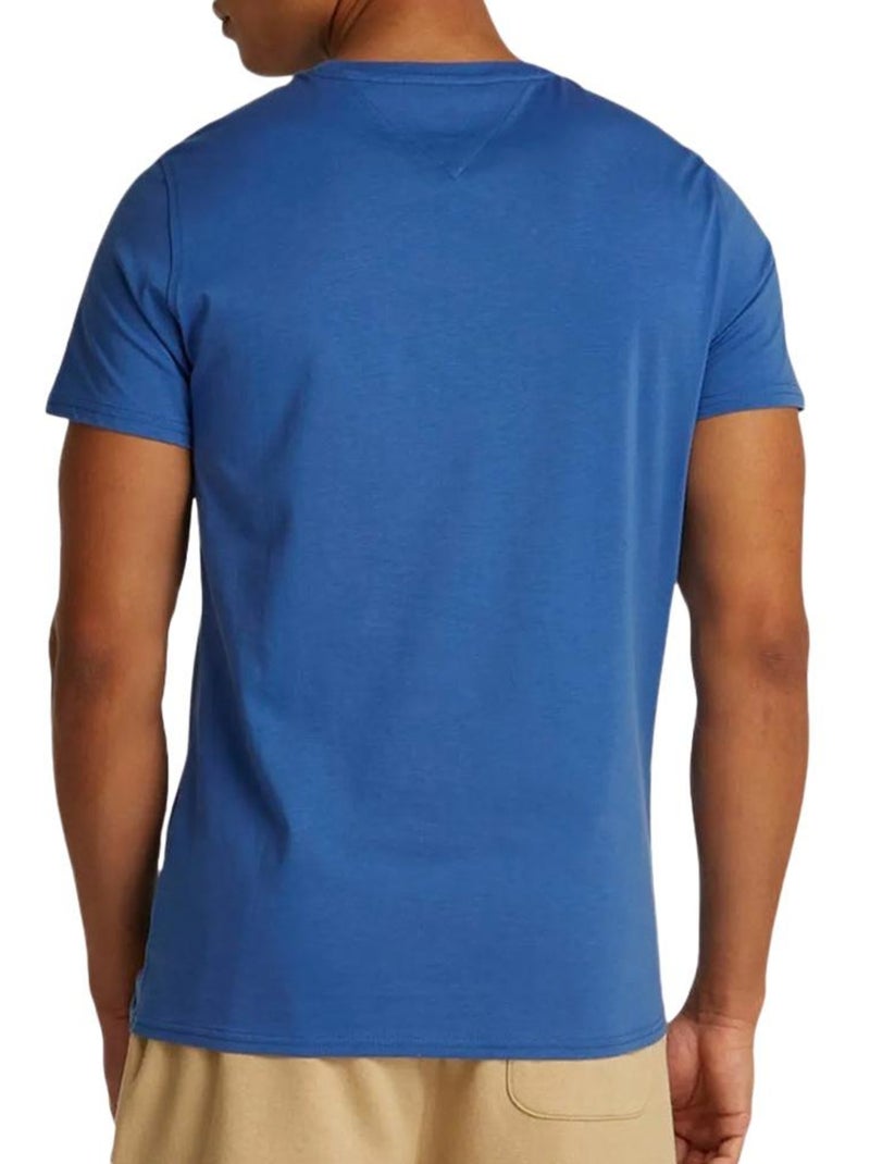 Tommy hilfiger tjm xslim jersey t-shirt blauw voor heren Donkerblauw - Kiabi