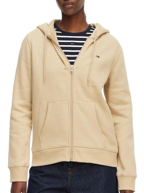 Tommy Hilfiger Tjw Reg S Flag Dames Sweatshirt Beige - Kiabi Tommy Hilfiger Tjw Reg S Flag Dames Sweatshirt Beige - Kiabi