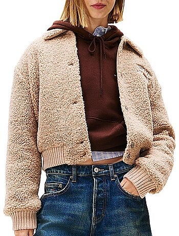Tommy hilfiger varsity zwart damesvest
