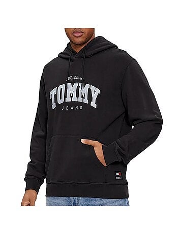 Tommy hilfiger varsity heren sweatshirt zwart