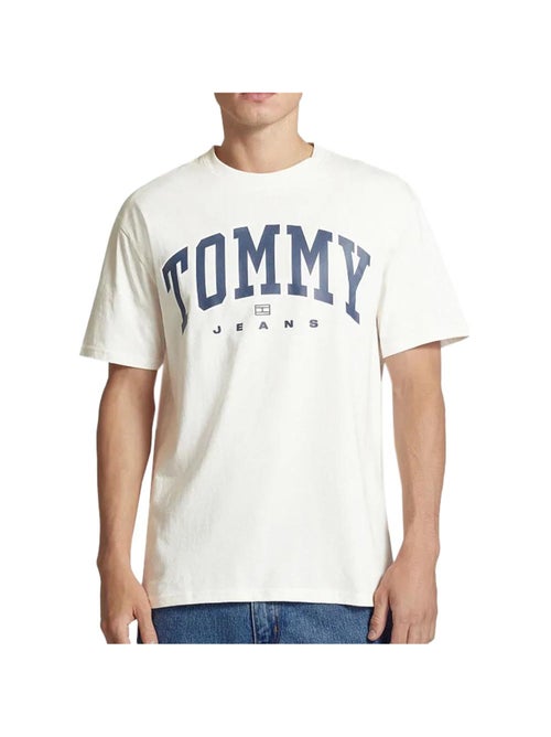 Tommy Hilfiger Varsity T-shirt Wit voor Heren - Kiabi Tommy Hilfiger Varsity T-shirt Wit voor Heren - Kiabi