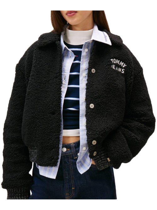 Tommy Hilfiger Varsity Zwart Damesvest - Kiabi Tommy Hilfiger Varsity Zwart Damesvest - Kiabi