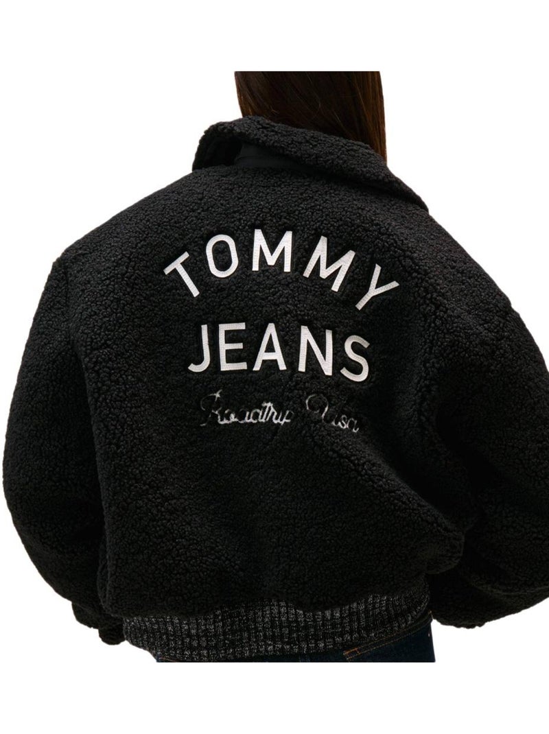 Tommy Hilfiger Varsity Zwart Damesvest Zwart - Kiabi