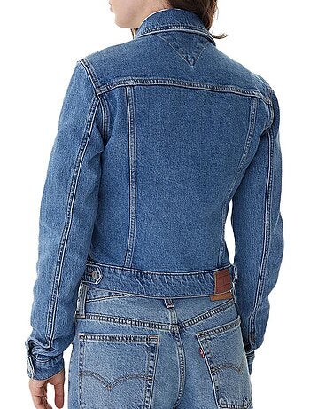 Tommy hilfiger vivianne dames jeansvest blauw