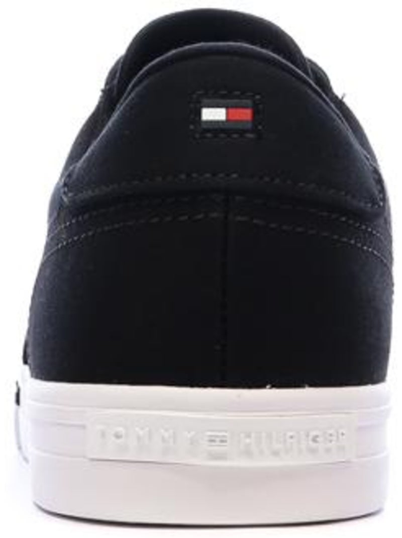 Tommy hilfiger vulc core rwb zwarte heren sneakers Zwart - Kiabi
