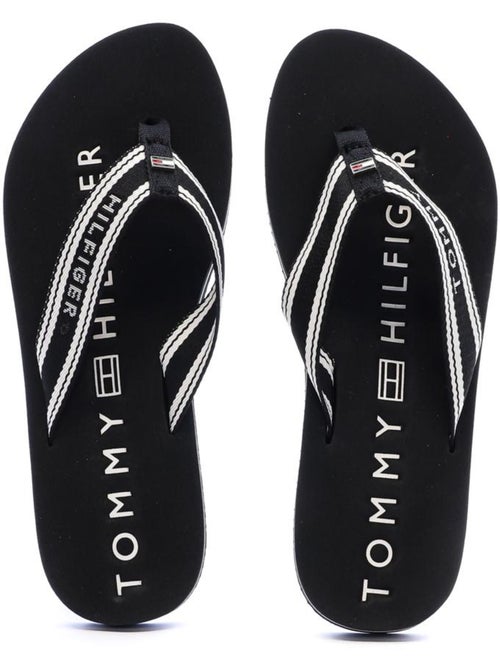 Tommy hilfiger webbing zwarte dames slippers zomer - Kiabi Tommy hilfiger webbing zwarte dames slippers zomer - Kiabi