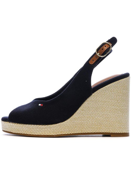 Tommy Hilfiger Wedge Sandalen Marineblauw voor Dames - Kiabi Tommy Hilfiger Wedge Sandalen Marineblauw voor Dames - Kiabi