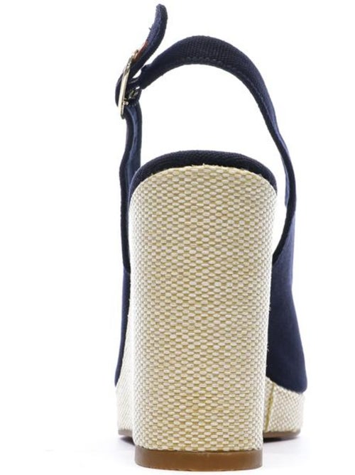 Tommy Hilfiger Wedge Sandalen Marineblauw voor Dames - Kiabi Tommy Hilfiger Wedge Sandalen Marineblauw voor Dames - Kiabi