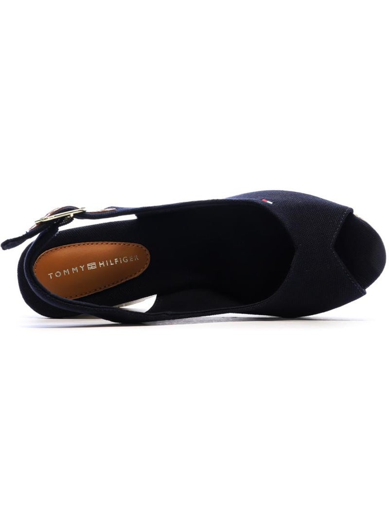 Tommy Hilfiger Wedge Sandalen Marineblauw voor Dames Marineblauw - Kiabi