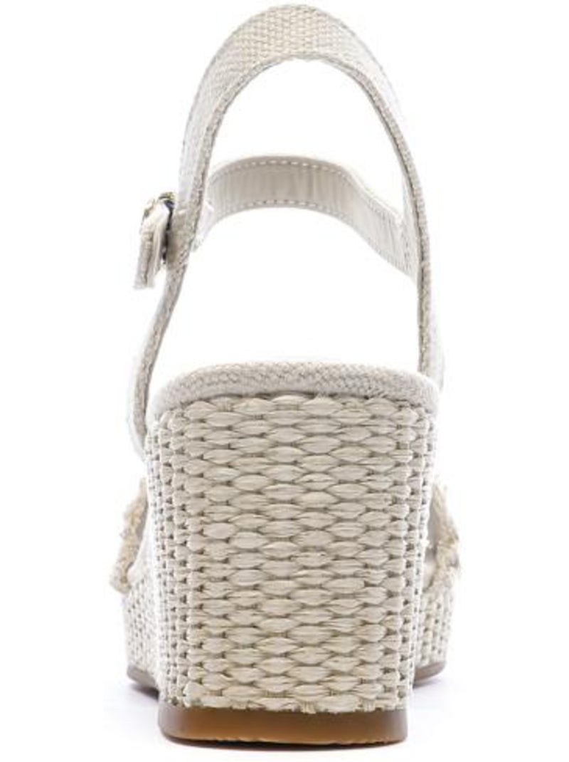 Tommy Hilfiger Wedgeee Beige Sandalen met Hak voor Dames Beige - Kiabi