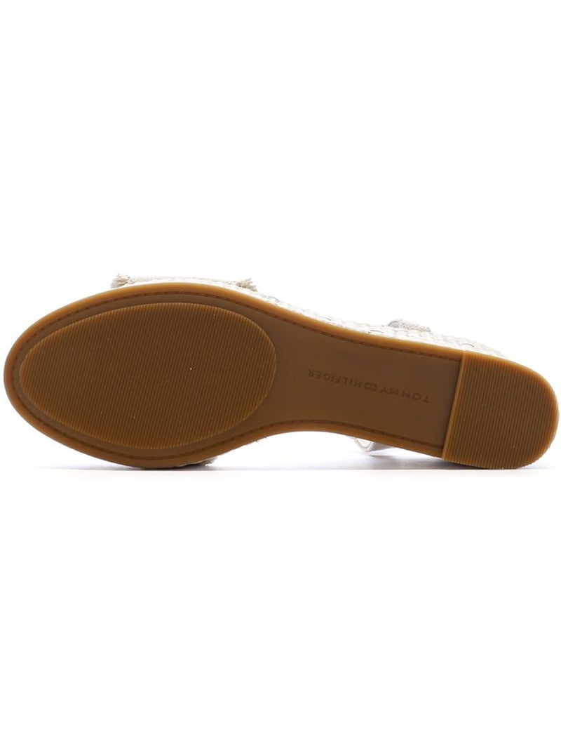 Tommy Hilfiger Wedgeee Beige Sandalen met Hak voor Dames Beige - Kiabi