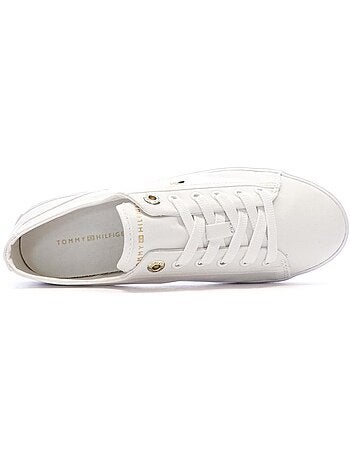 Tommy hilfiger witte heren sneakers