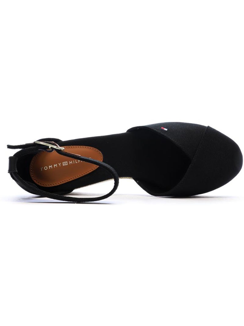 Tommy Hilfiger Zwarte Dames Sandalen FW0FW08657 Zwart - Kiabi
