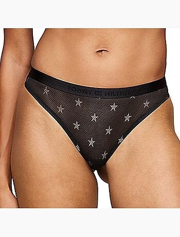 Tommy hilfiger zwarte string thong voor dames