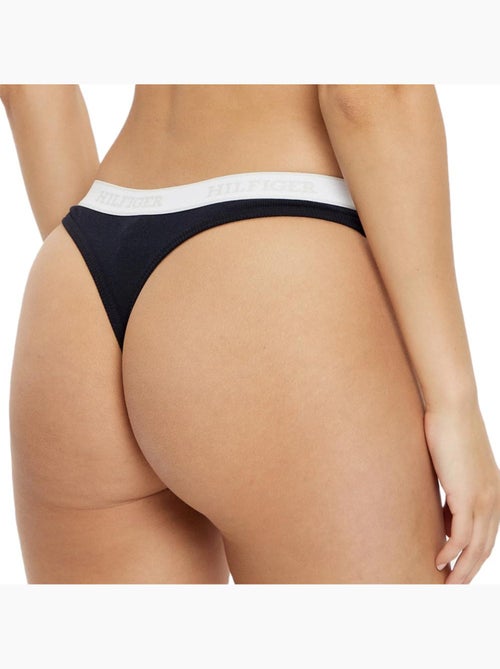 Tommy Hilfiger Zwarte String voor Dames - Kiabi Tommy Hilfiger Zwarte String voor Dames - Kiabi