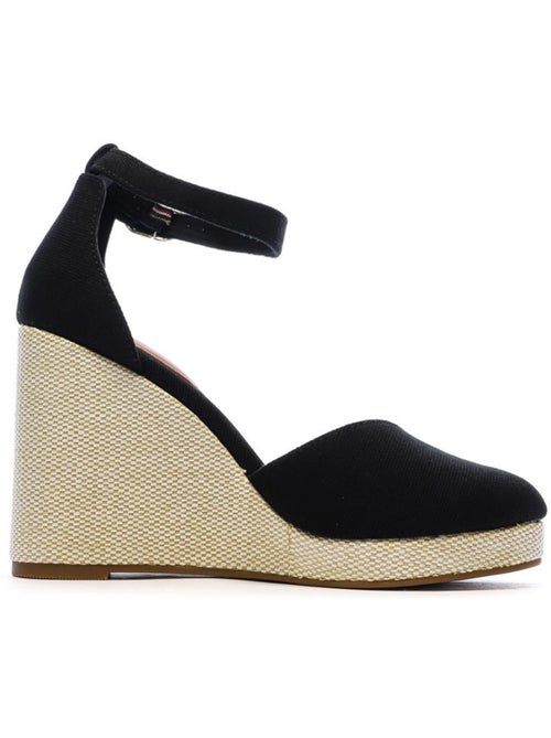 Tommy Hilfiger Zwarte Wedges Sandalen voor Dames - Kiabi Tommy Hilfiger Zwarte Wedges Sandalen voor Dames - Kiabi