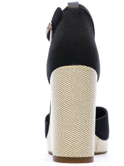Tommy Hilfiger Zwarte Wedges Sandalen voor Dames - Kiabi Tommy Hilfiger Zwarte Wedges Sandalen voor Dames - Kiabi