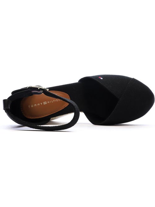 Tommy Hilfiger Zwarte Wedges Sandalen voor Dames - Kiabi Tommy Hilfiger Zwarte Wedges Sandalen voor Dames - Kiabi
