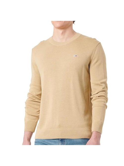Tommy Jeans Ess Light Beige Heren Trui - Kiabi Tommy Jeans Ess Light Beige Heren Trui - Kiabi