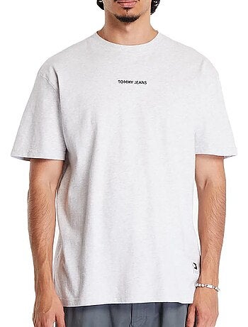 Tommy jeans heren t-shirt groen regular fit