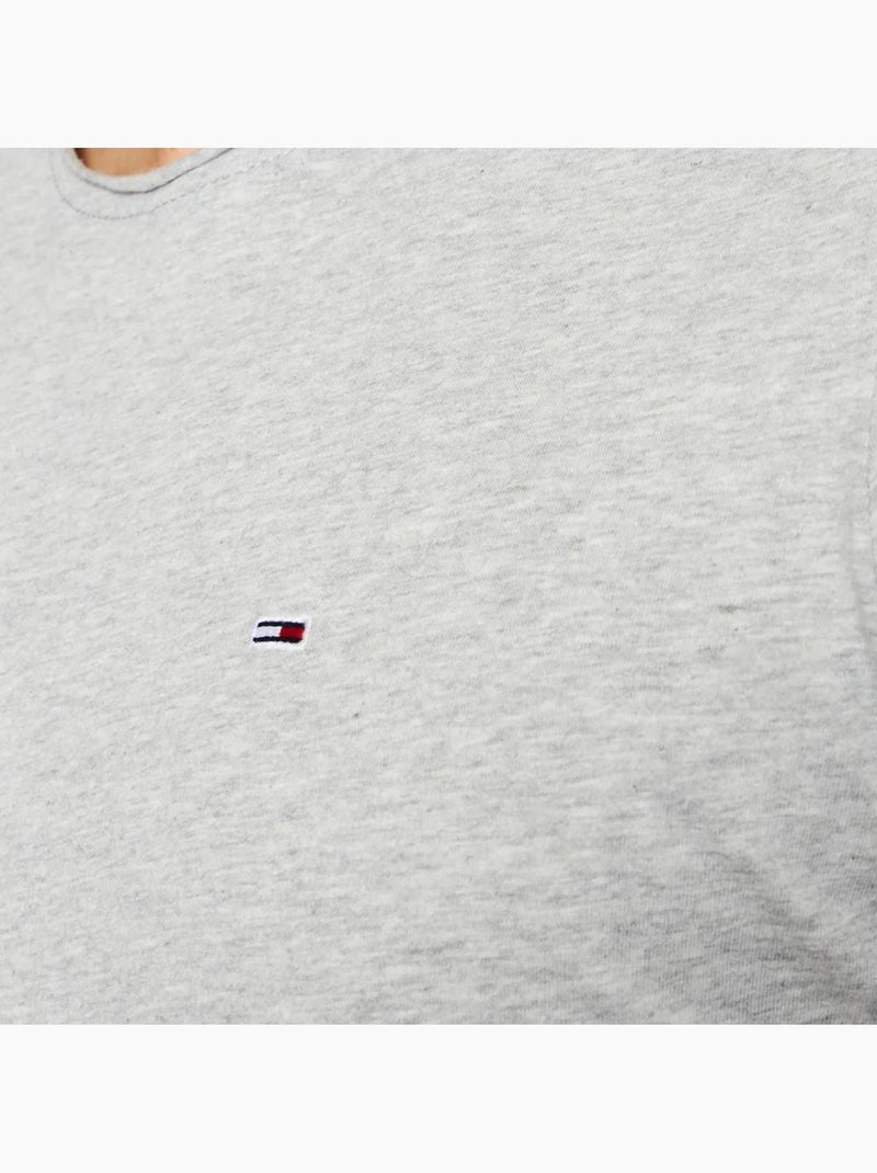 Tommy Jeans Slim Fit Heren T-shirt Grijs Gemêleerd Zilvergrijs - Kiabi