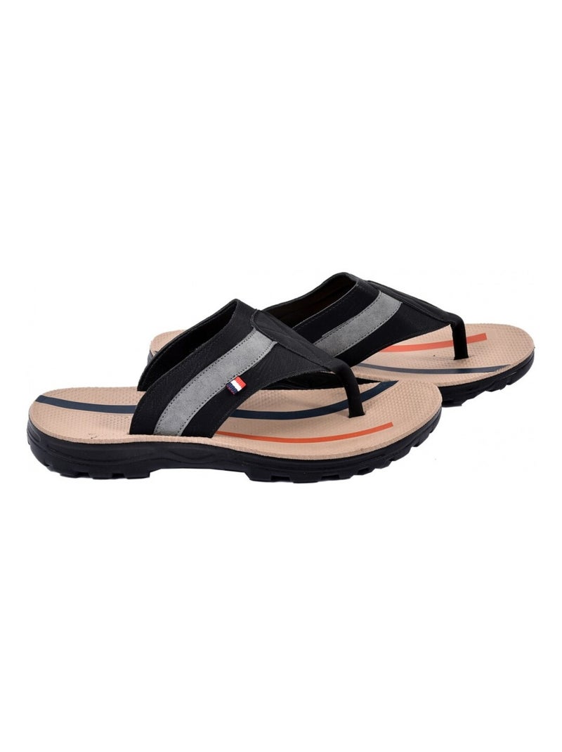 Tong Homme PREMIUM Noir - Kiabi