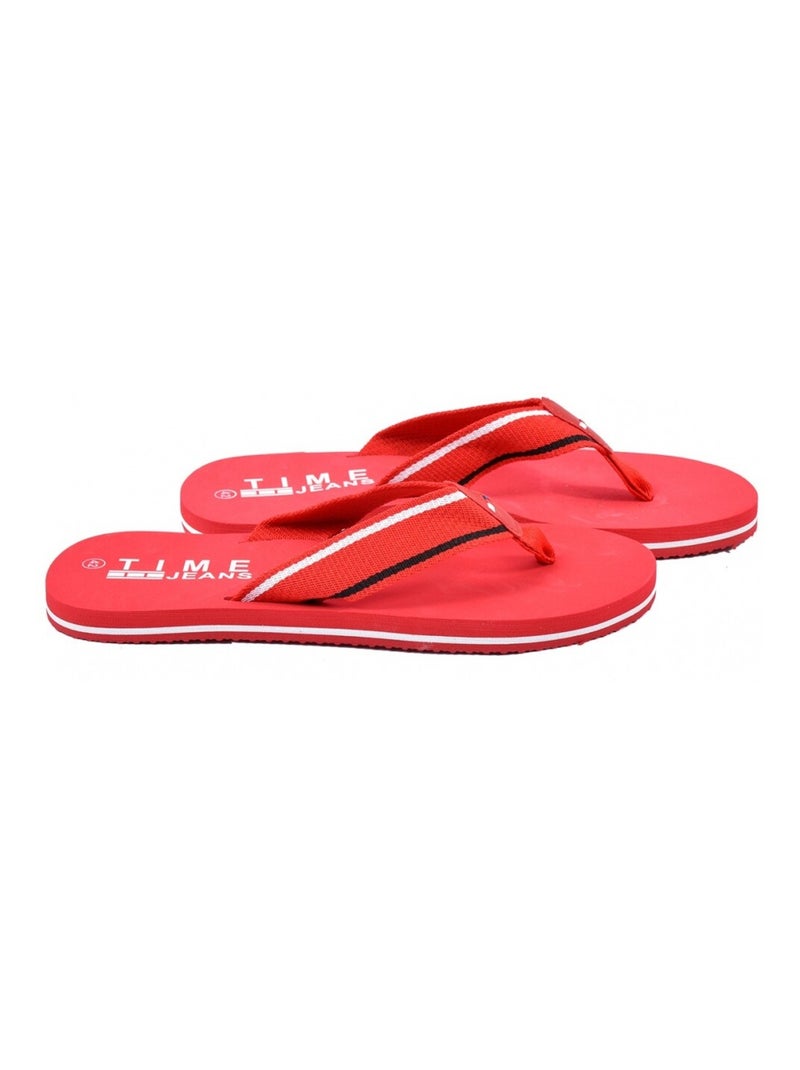 Tong Homme Rouge carmin - Kiabi