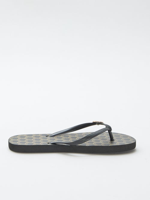 Tongs à semelles imprimées - Kiabi
