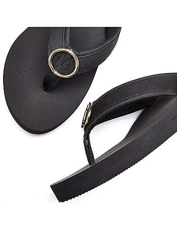 Tongs anneau italy noir