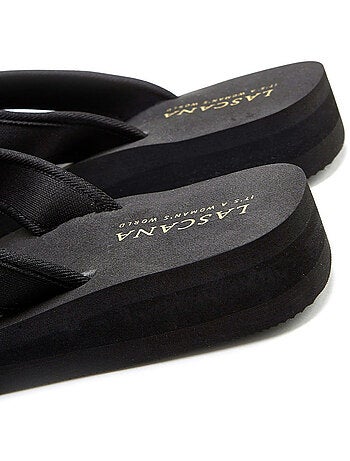 Tongs anneau italy noir