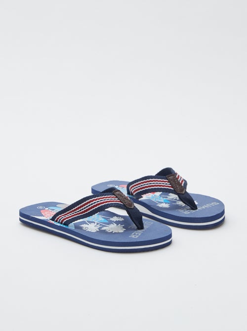 Tongs avec imprimé surf 'My beach spirit' - Kiabi